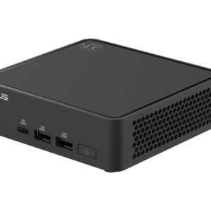 ASUS NUC 15 Pro Slim Kit RNUC15CRKU700002 - Barebone - mini PC 1 x Core Ultra 7 255H / até 5.1 GHz - RAM 0 GB - Arc Graphics 140T - IEEE 802.11ax (Wi-Fi 6), Bluetooth 5.4, IEEE 802.11be (Wi-Fi 7) - preto