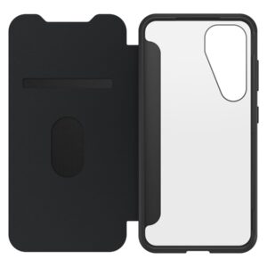 OtterBox React Folio Samsung Galaxy S25 Black Crystal - clear/black