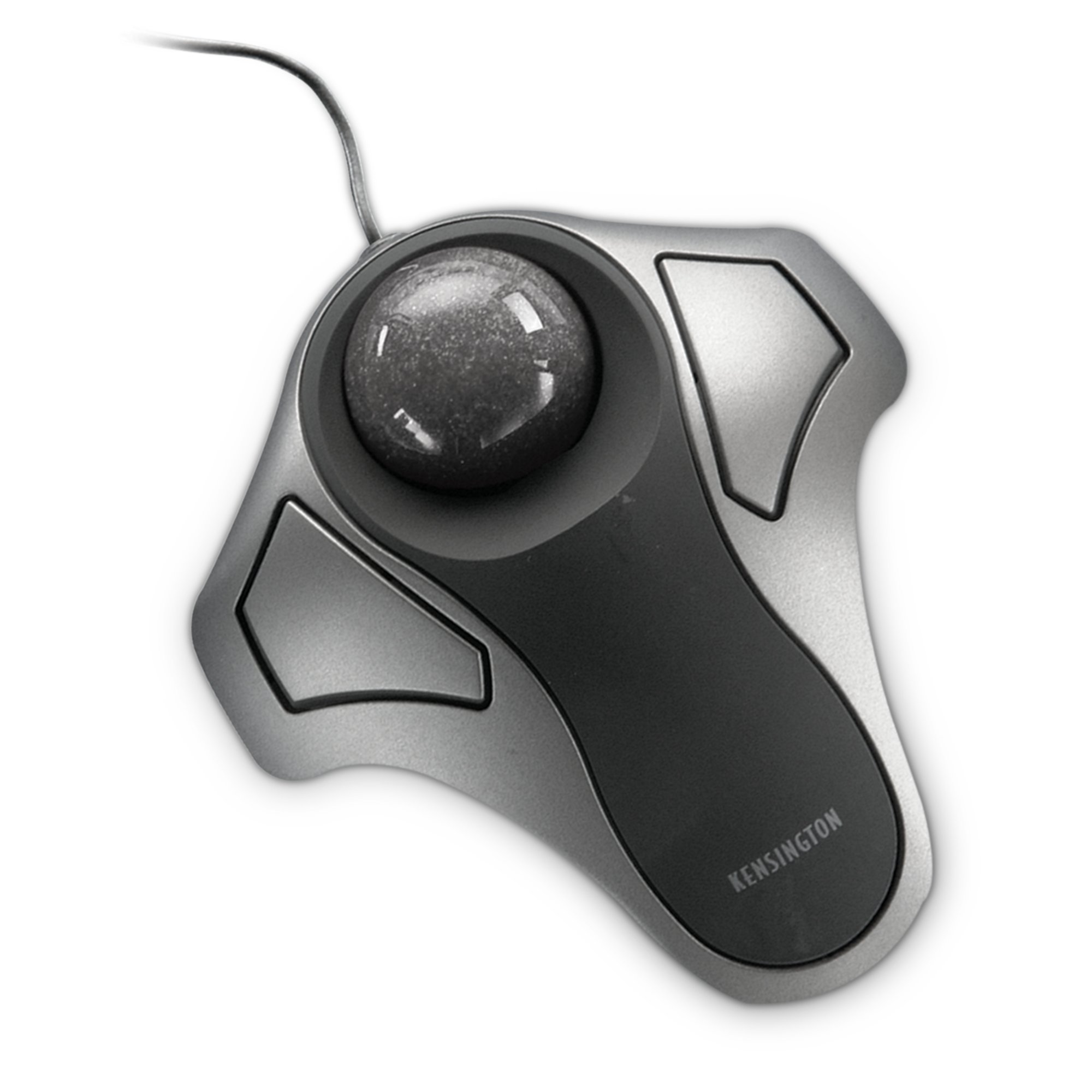 Kensington Orbit Optical Trackball - Trackball - destros e canhotos - óptico - 2 botões - com cabo - USB - prata