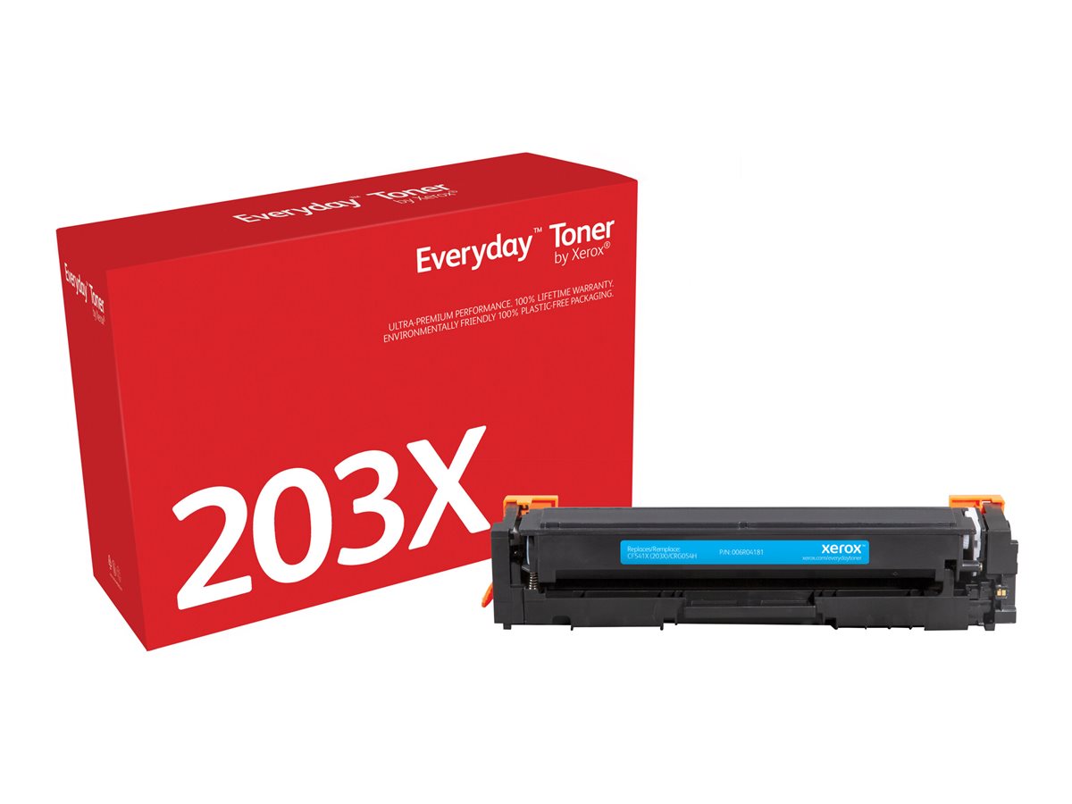 Everyday - azul cyan - compatível - cartucho de toner (opção para: Canon CRG-054HC, HP 203X) - Image 2