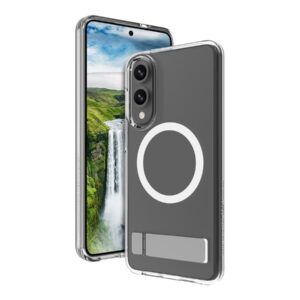 dbramante1928 Iceland Ultra - Tampa posterior para telemóvel - suporte de pé - D3O - claro - para Samsung Galaxy S25 Edge