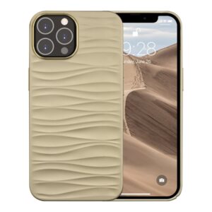 dbramante1928 Dune - Tampa posterior para telemóvel - 100% plástico reciclado - areia - para Apple iPhone 14 Pro Max