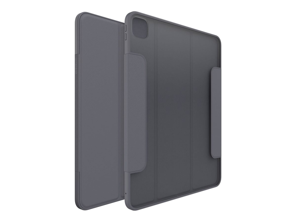 OtterBox Symmetry Series - Capa flip cover para tablet - policarbonato, borracha sintéctica - trovoada (transparente/cinzento escuro) - para Apple 13-inch iPad Pro (M4)