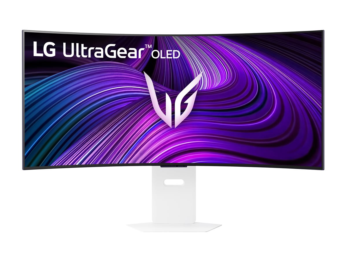 LG UltraGear 39GX90SA-W - Monitor OLED - gaming - curvo - 39" - 3440 x 1440 UWQHD @ 240 Hz - 1300 cd/m² - 1500000:1 - DisplayHDR 400 True Black - 0.03 ms - 2xHDMI, DisplayPort, USB-C - altifalantes - branco