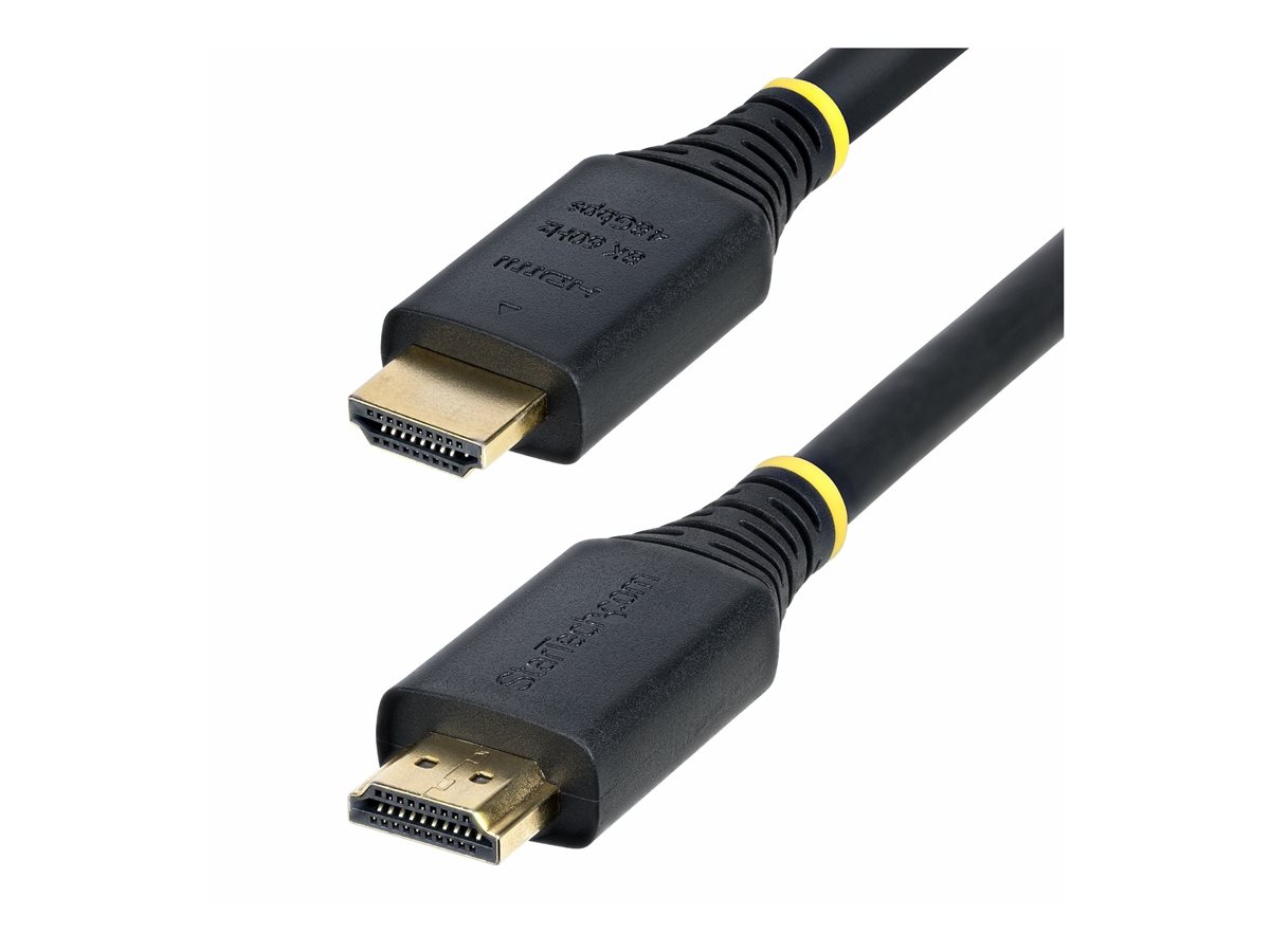 StarTech.com - Ultra High Speed - cabo HDMI - HDMI macho para HDMI macho - 4 m - blindado - preto - passivo, suporte 4K120Hz, suporte 8K60Hz (7680 x 4320)