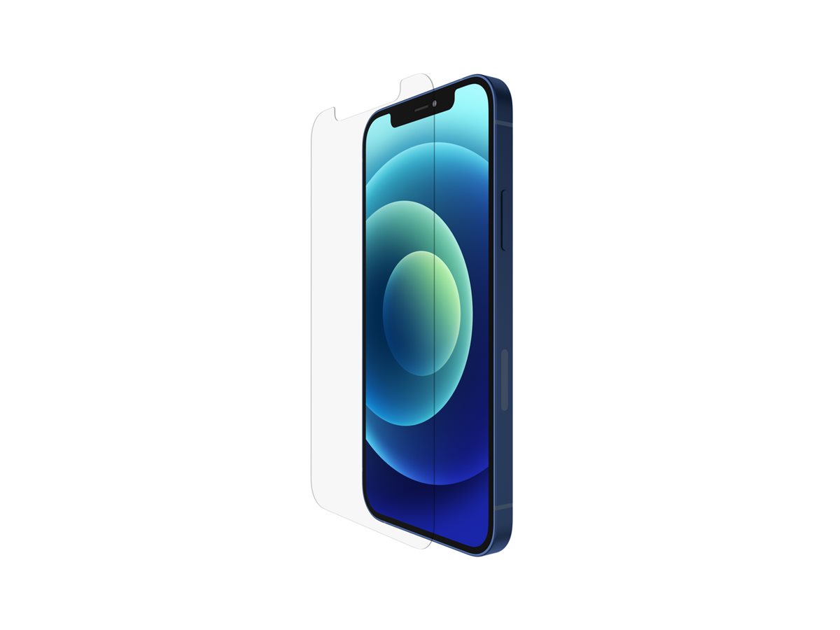 Belkin ScreenForce - Protector de ecrã para telemóvel - vidro - para Apple iPhone 12, 12 Pro
