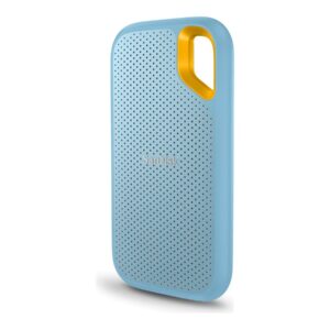 SanDisk Extreme Portable V2 - SSD - encriptado - 4 TB - externa (portátil) - USB 3.2 Gen 2 (USB C conector) - 256-bits AES - azul