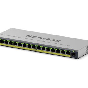 NETGEAR Easy Smart GS116EPP - Interruptor - L3 - inteligente - 1 x 10/100/1000 + 15 x 10/100/1000 (PoE+) - desktop, montável na parede - PoE+ (231 W)