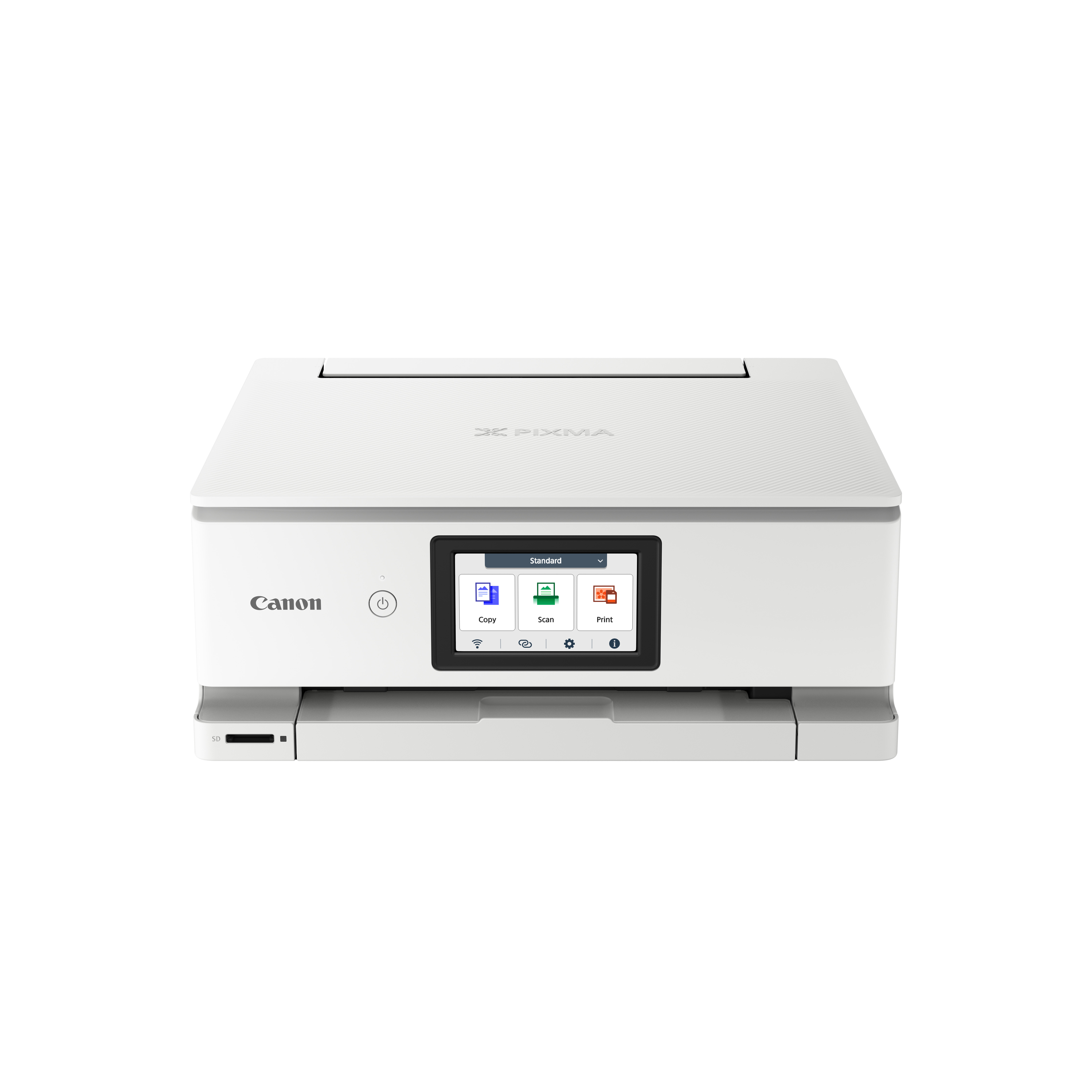 Canon PIXMA TS8751 - Impressora multi-funções - a cores - jacto de tinta - Legal (216 x 356 mm) (original) - A4/Legal (media) - até 15 ipm (impressão) - 200 folhas - USB 2.0, Wi-Fi(ac) - branco