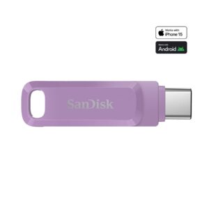 SanDisk Ultra Dual Drive Go - Drive flash USB - 512 GB - USB 3.2 Gen 1 / USB-C - lavanda