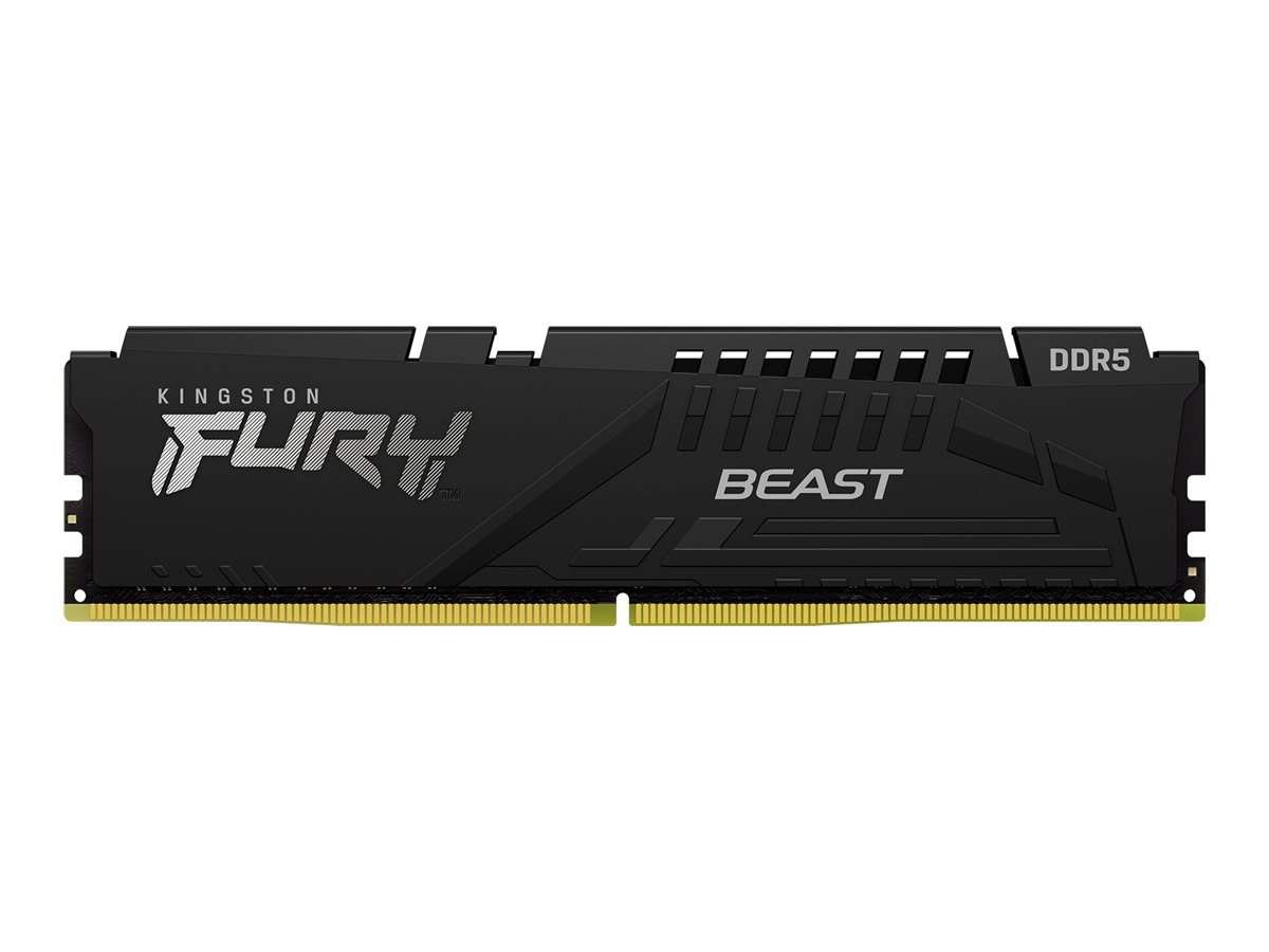 Kingston FURY Beast - DDR5 - kit - 64 GB: 2 x 32 GB - DIMM 288-pin - 5600 MT/s / PC5-44800 - CL40 - 1.25 V - unbuffered - on-die ECC