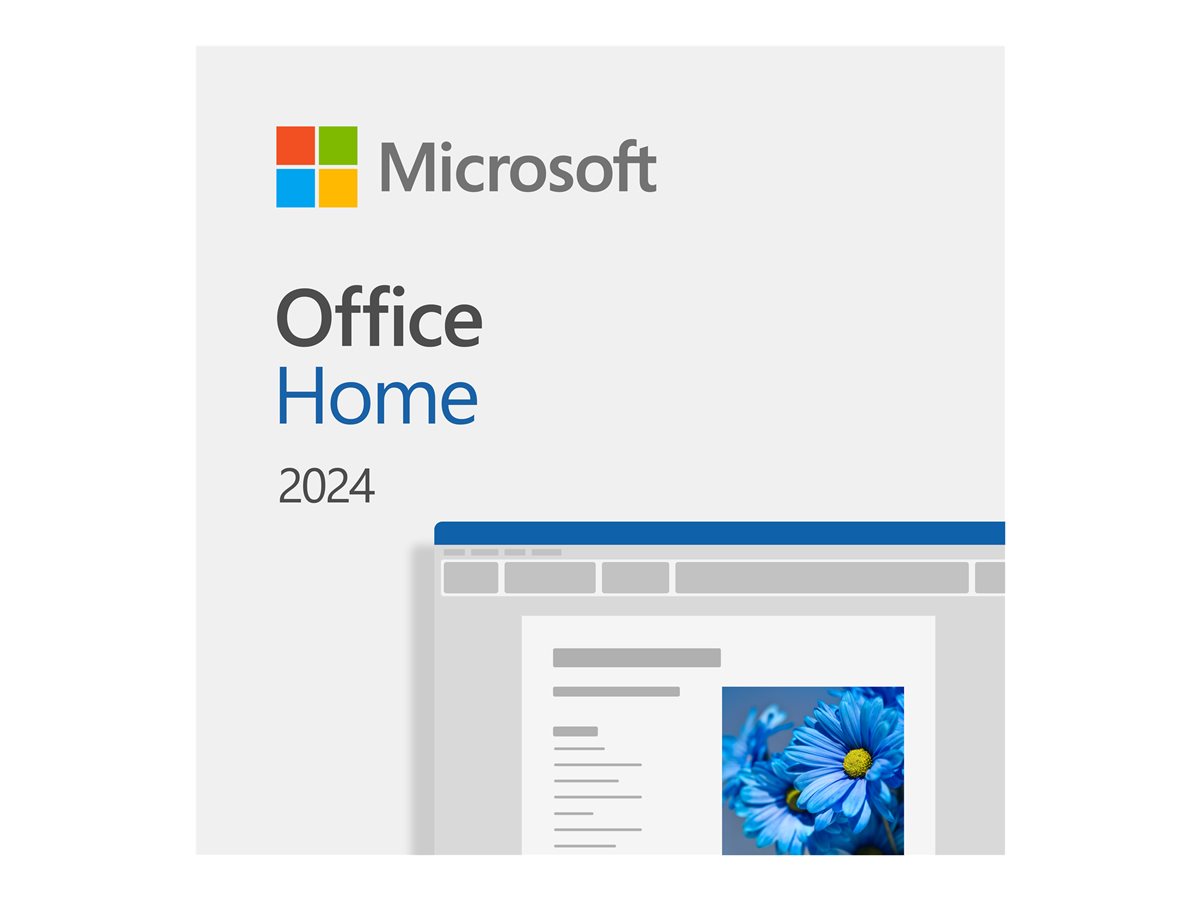 Microsoft Office Home 2024 - Licença - 1 PC/Mac - Download - ESD - Retalho Nacional - Win, Mac - Todas as Línguas - Eurozona