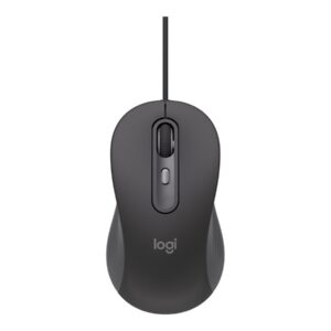 Logitech Signature M520 L for Business - Rato - destros e canhotos - óptico - 4 botões - com cabo - USB-C