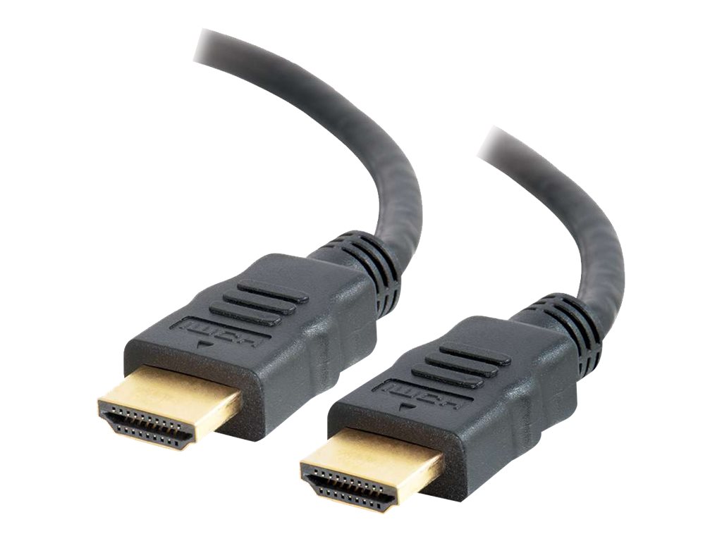 C2G 15ft 4K HDMI Cable with Ethernet - High Speed HDMI Cable - M/M - Cabo HDMI com Ethernet - HDMI macho para HDMI macho - 4.57 m - blindado - preto