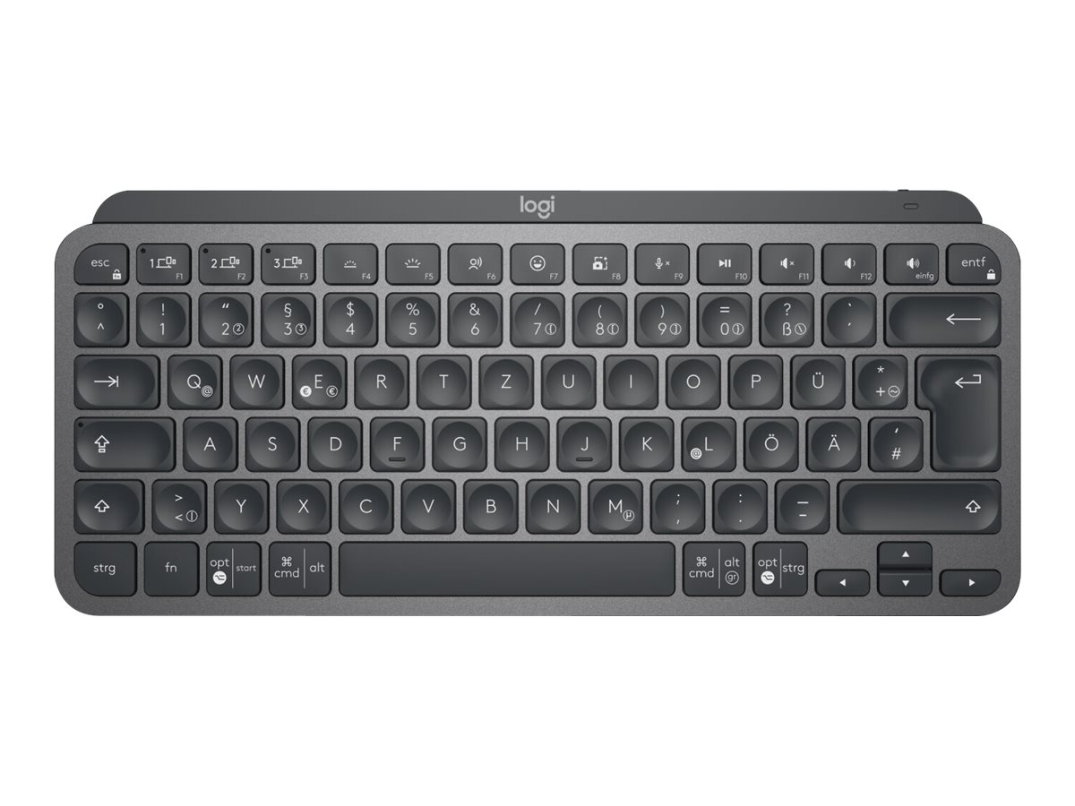 Logitech MX Keys Mini for Business - Teclado - retroiluminação - sem fios - Bluetooth LE - QWERTY - Reino Unido - grafite