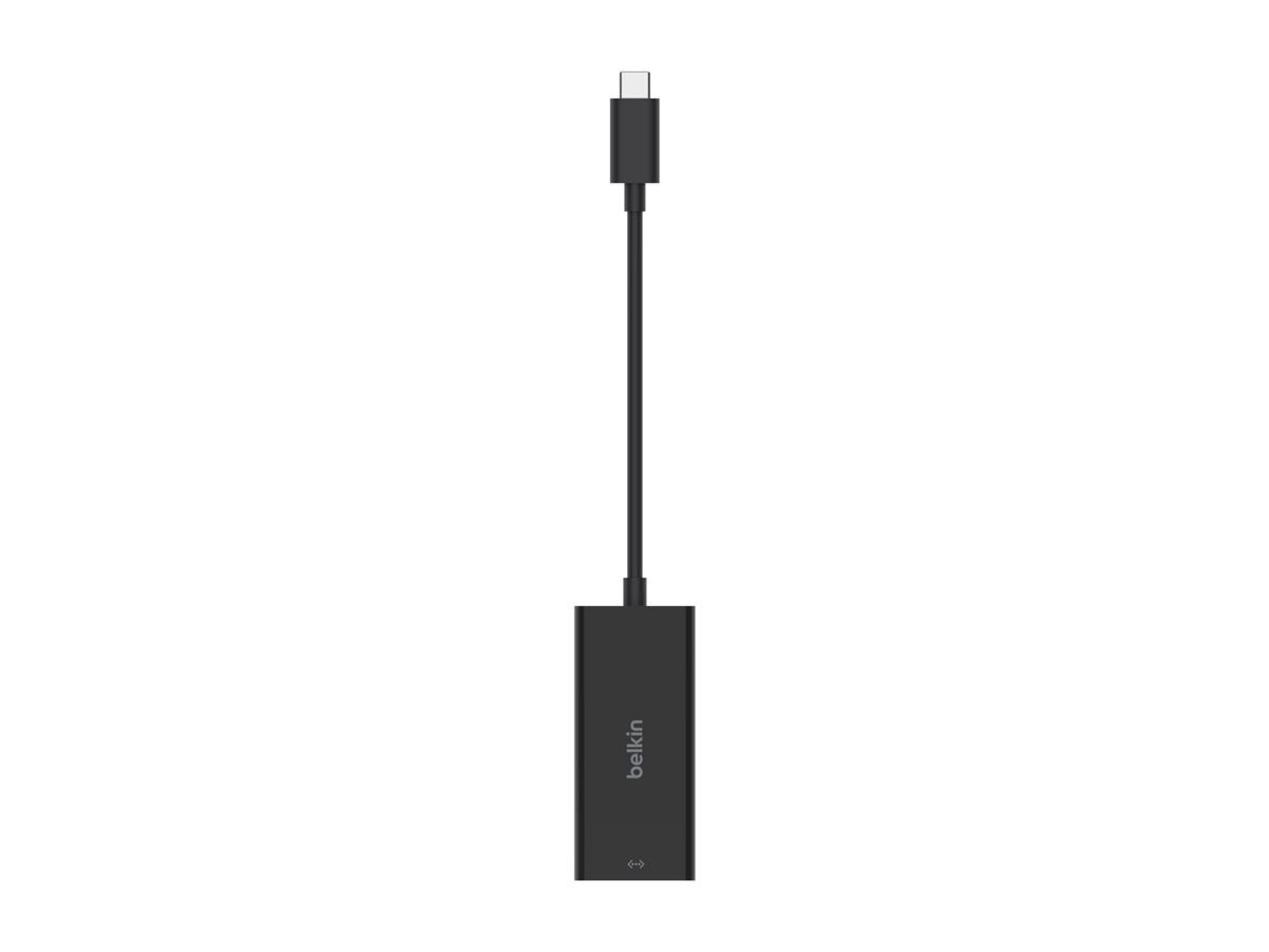 Belkin CONNECT - Adaptador de rede - USB-C - Gigabit Ethernet de 10M/100M/1G/2.5 - preto