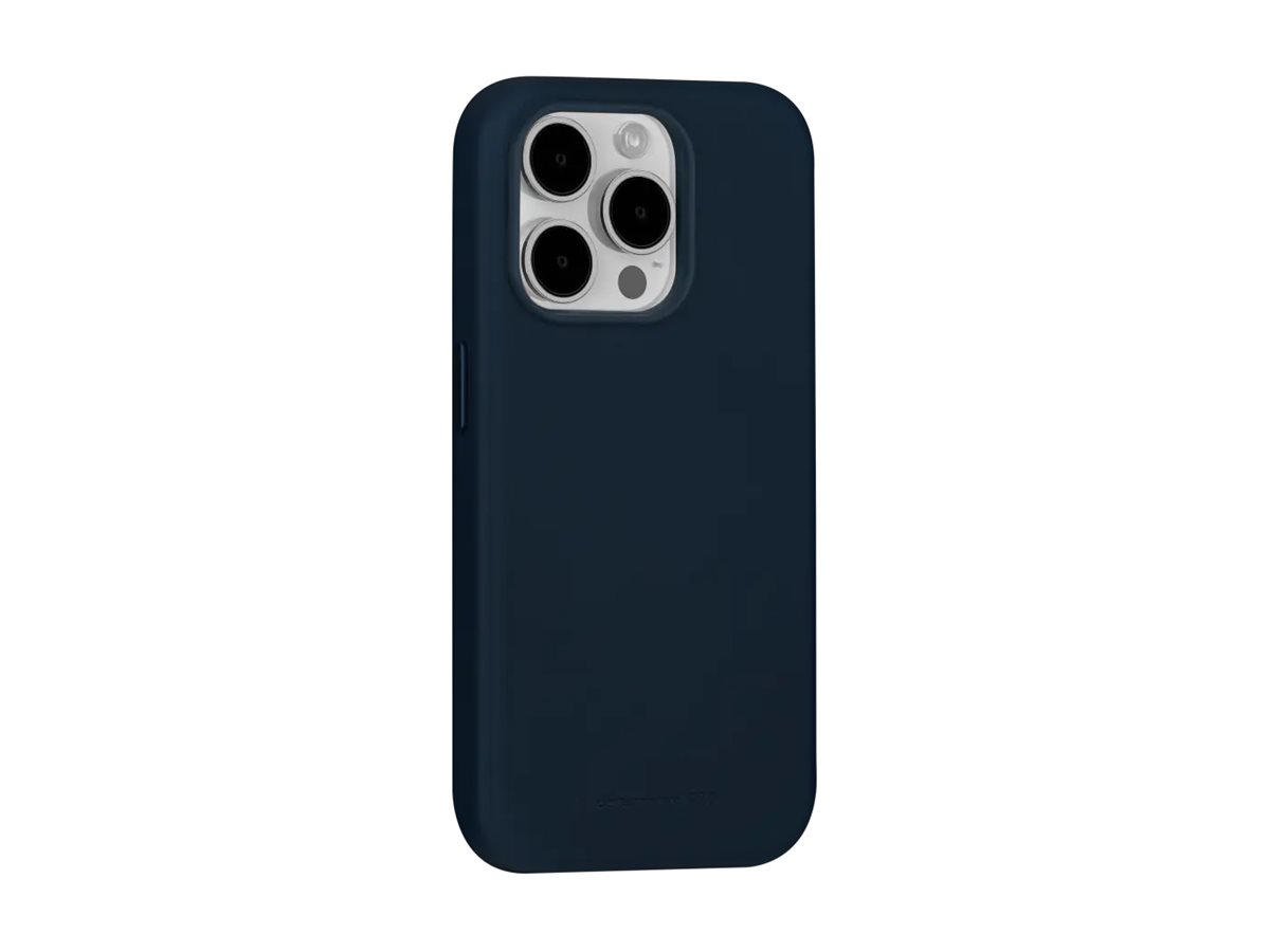 dbramante1928 Roskilde - Tampa posterior para telemóvel - compatibilidade MagSafe - couro com granulação plena - azul - para Apple iPhone 15 Pro