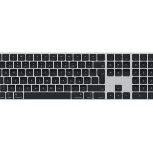 Apple Magic Keyboard with Touch ID and Numeric Keypad - Teclado - USB-C - sem fios - Bluetooth - QWERTY - Português - teclas pretas