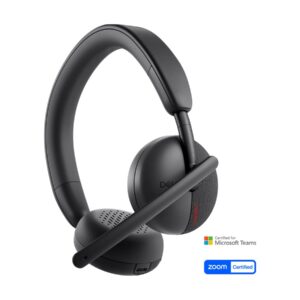 Dell Wireless Headset WL3024 - Auscultadores - no ouvido - bluetooth - sem fios - Certificado para Microsoft Teams, Certificação Zoom