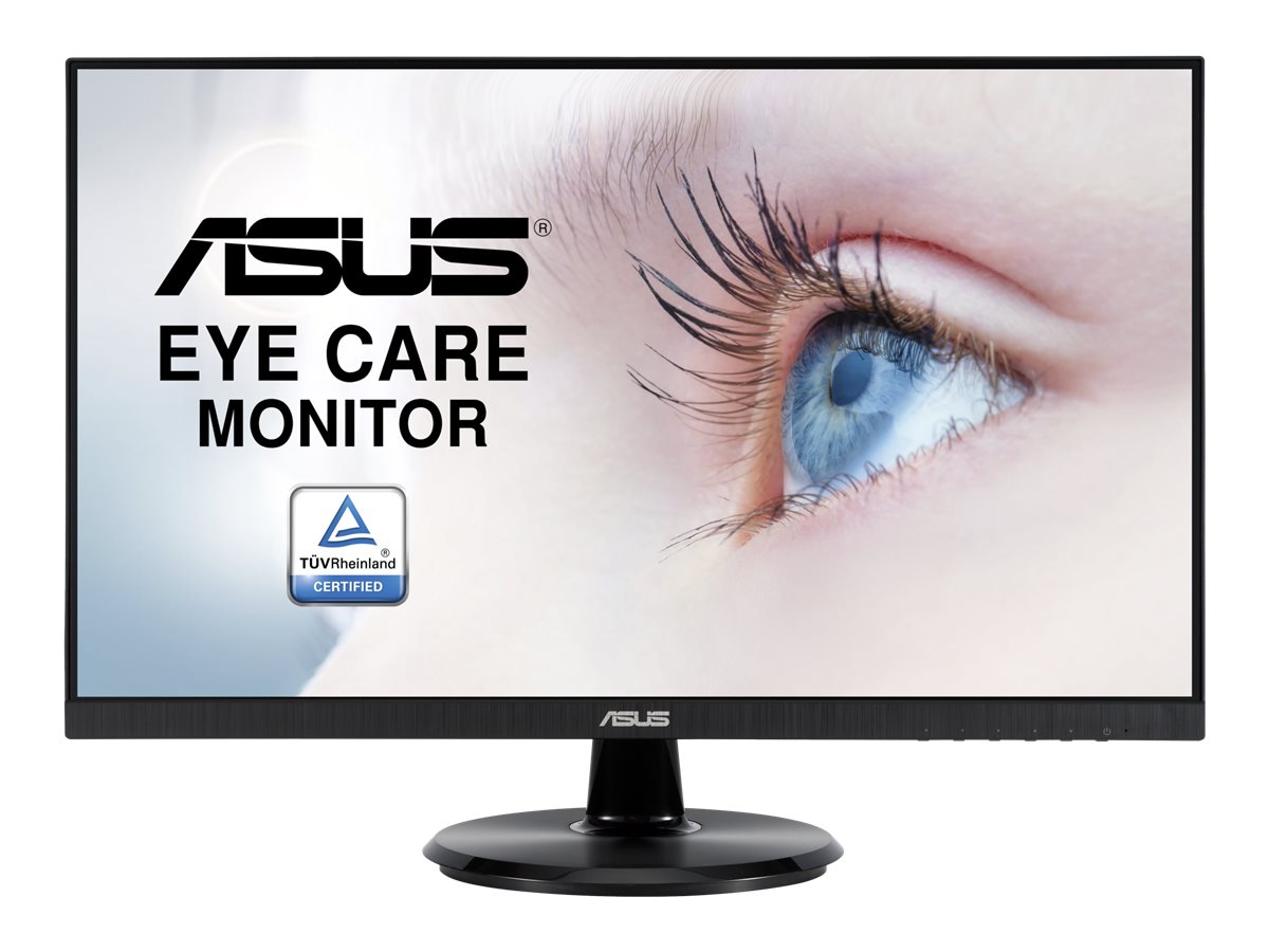 ASUS VA24DCP - Monitor LED - 24" (23.8" visível) - 1920 x 1080 Full HD (1080p) @ 75 Hz - IPS - 250 cd/m² - 1000:1 - 5 ms - HDMI, USB-C - altifalantes - preto