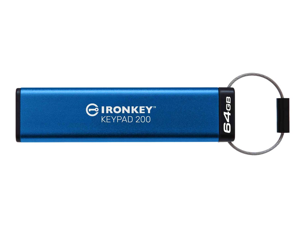 Kingston IronKey Keypad 200 - drive flash USB - 64 GB