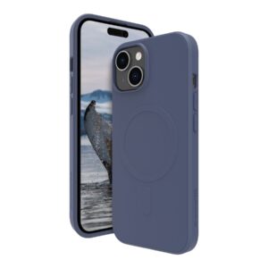 dbramante1928 Greenland Pro - Tampa posterior para telemóvel - compatibilidade MagSafe - plástico - azul pacífico - para Apple iPhone 13, 14, 15, 16e