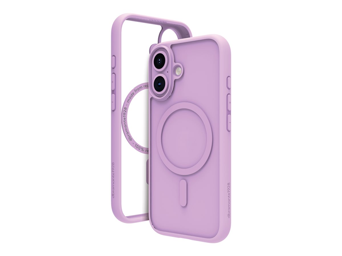 dbramante1928 Grenen - Tampa posterior para telemóvel - compatibilidade MagSafe - plástico - rosa - para Apple iPhone 16 Plus