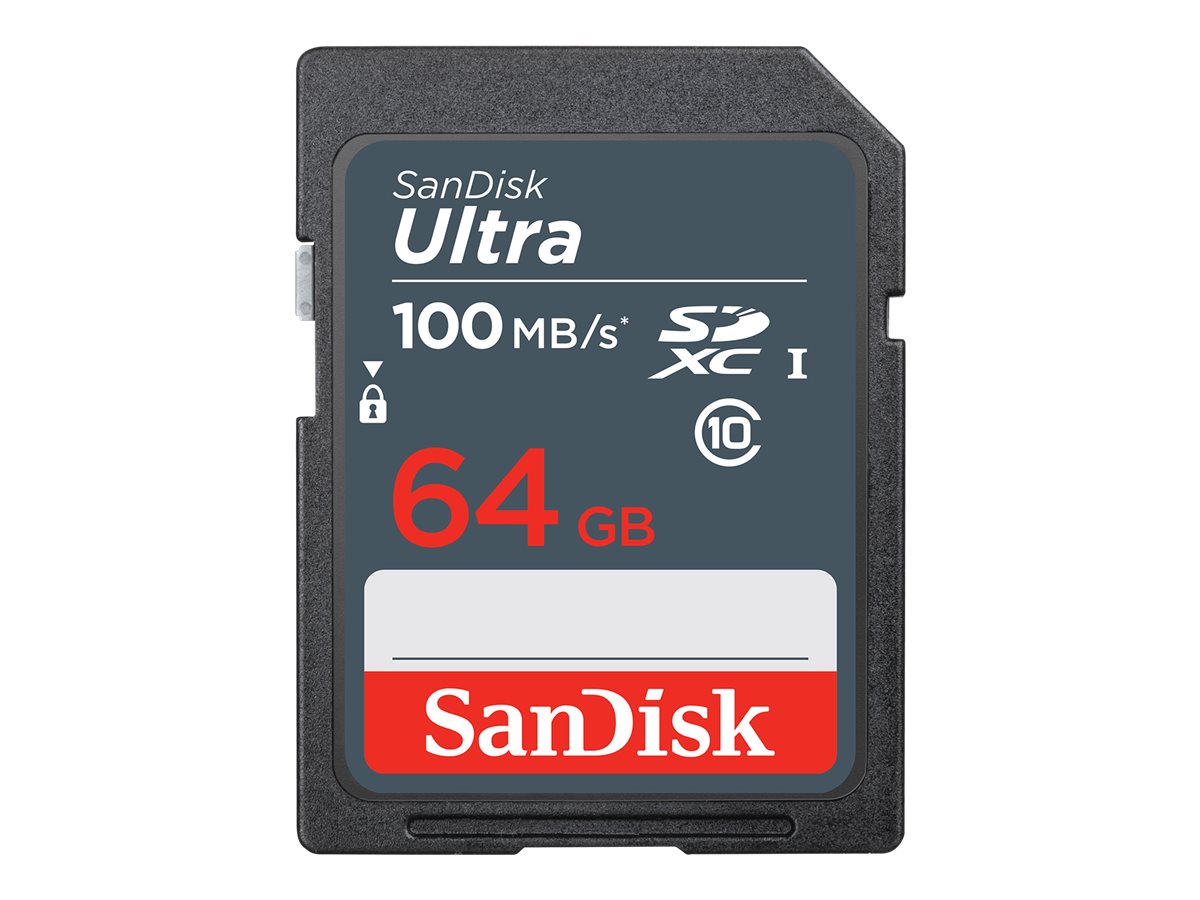 SanDisk Ultra - Cartão de memória flash - 64 GB - Class 10 - SDXC UHS-I
