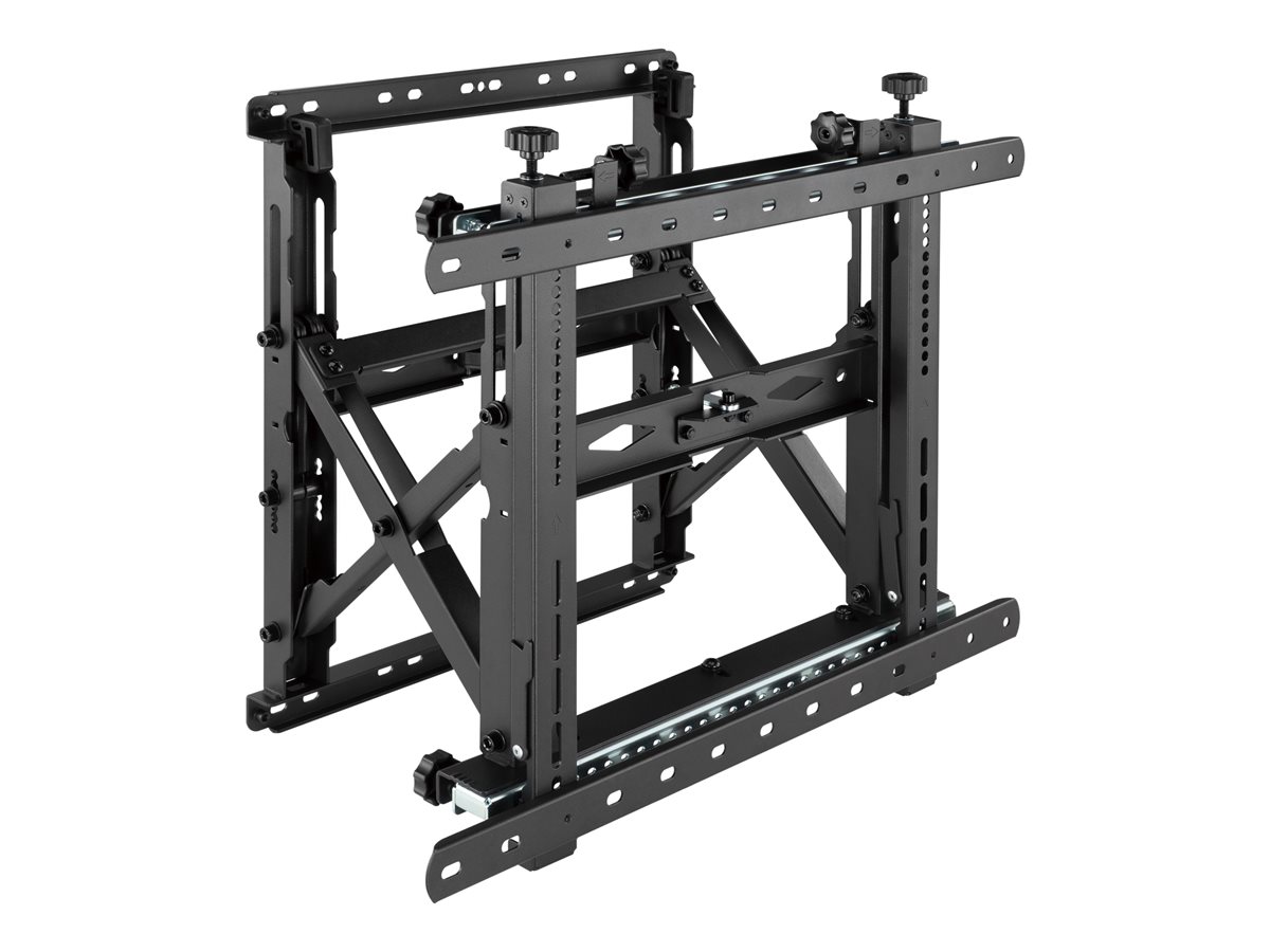 Video wall mount - heavy duty - fits display 45 to 70" with VESA sizes up to 600 x 400 - pop-out action for access to connection panel - quick release - kickstand for easy maintenance access - effortless micro adjustment - portrait or landscape - pop