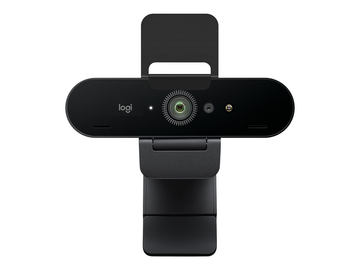 Logitech BRIO 4K - Câmara streaming ao vivo - a cores - 13 MP - 4096 x 2160 - áudio - USB-C