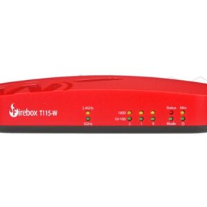 WatchGuard Firebox T115-W - Dispositivo de segurança - com Total Security Suite 1 ano - 3 portas - 1GbE, Wi-Fi 7 - Wi-Fi 7 - 2.4 GHz, 5 GHz - Trade Up