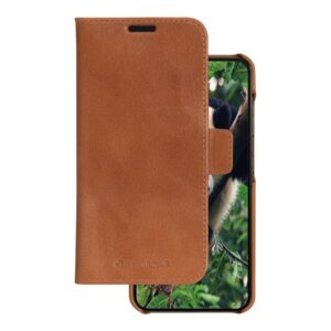 dbramante1928 Lynge - Capa flip cover para telemóvel - couro sustentável de grão inteiro texturizado - canela - para Samsung Galaxy S23
