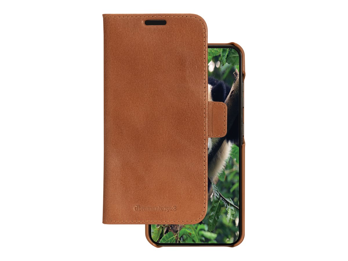 dbramante1928 Lynge - Capa flip cover para telemóvel - couro sustentável de grão inteiro texturizado - canela - para Samsung Galaxy S23