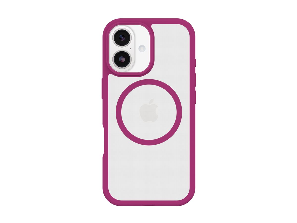 OtterBox React Series - Tampa posterior para telemóvel - plástico - despertar rosa (transparente) - para Apple iPhone 17