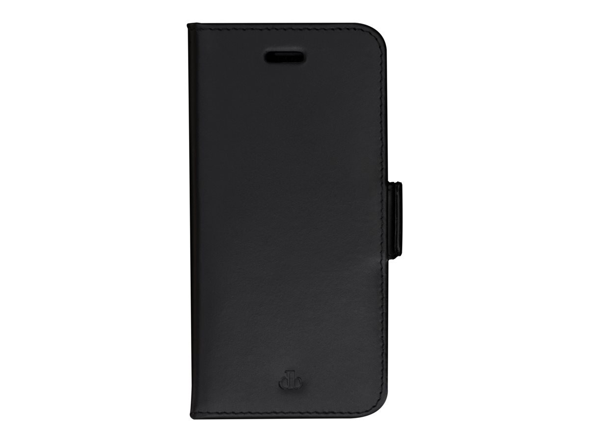 dbramante1928 Copenhagen - Capa flip cover para telemóvel - couro com granulação plena - preto - para Apple iPhone 12, 12 Pro