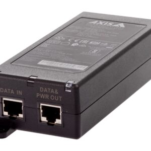 AXIS Midspan - Injector de energia - AC 24 / DC 10-28 V - 30 Watt - conectores de saída: 1 - preto - para AXIS A1610-B, C1410, D3110, P1385-E, P1455-LE, P1455-LE-3, Q1952-E, W400, Q60 Series