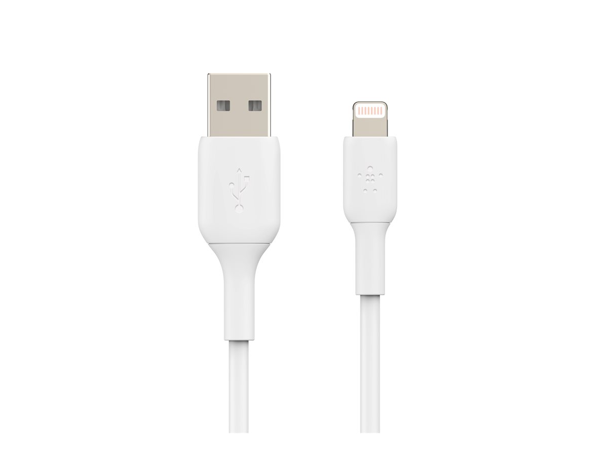 Belkin BoostCharge - Cabo Lightning - Lightning macho para USB macho - 3 m - branco - Image 3