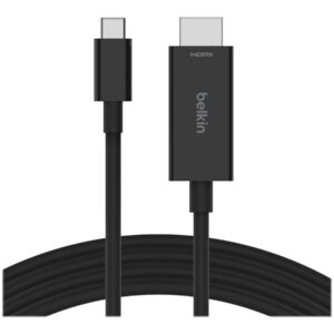 Belkin Connect - Cabo adaptador - USB-C macho para HDMI macho - 2 m - preto - passivo, suporte 8K60Hz, Suporte do modo DP Alt