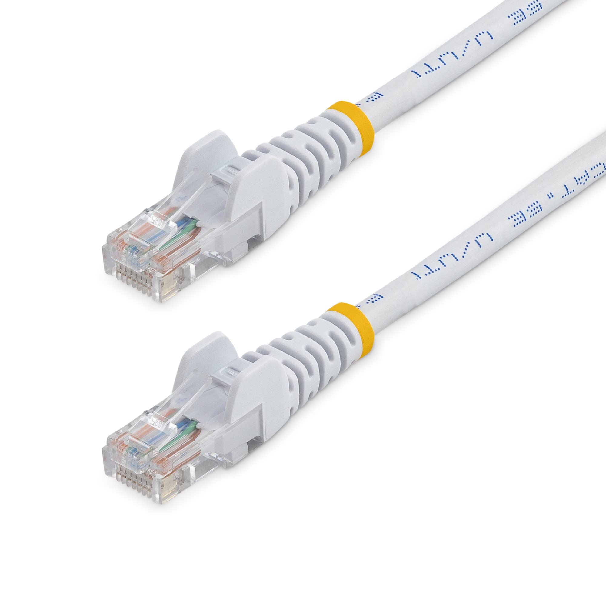 StarTech.com 5m White Cat5e / Cat 5 Snagless Ethernet Patch Cable 5 m - Cabo de rede - RJ-45 (M) para RJ-45 (M) - 5 m - PTNB - CAT 5e - sem nós, entrançado - branco