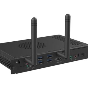 Avocor - Leitor de sinalética digital de encaixe - 8 GB RAM - Intel Core i5 - SSD - 256 GB - Windows 11 Pro - 4K UHD (2160p) - 60 fps - preto