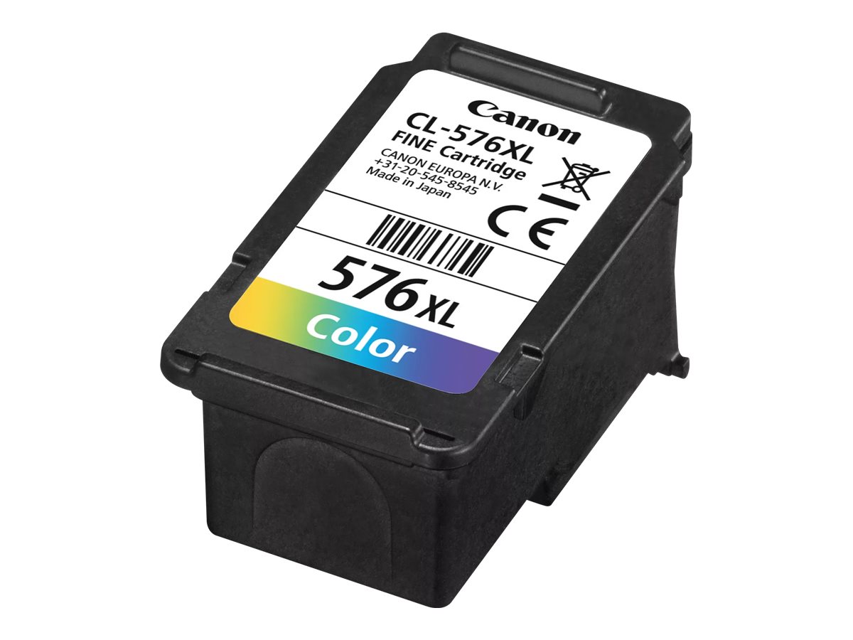 Canon CL-576XL - 12.6 ml - Alto Rendimento - cor (ciano, magenta, amarelo) - original - tinteiro - para PIXMA TR4750i, TR4751i, TS3550i, TS3551i