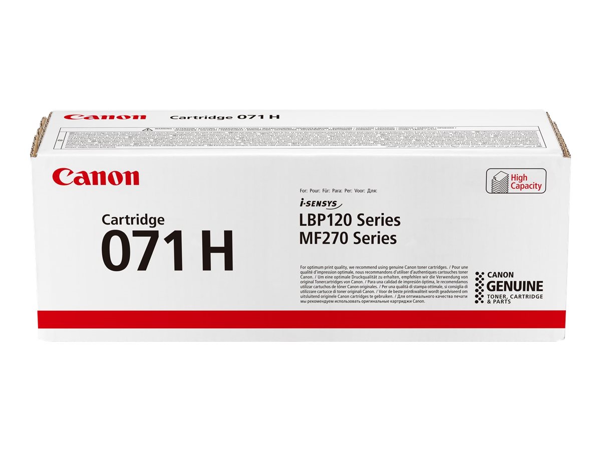 Canon 071 H - alta capacidade - preto - original - cartucho de toner