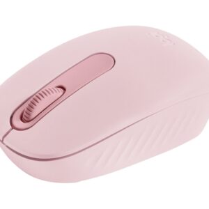 Logitech M196 - Rato - destros e canhotos - óptico - 3 botões - sem fios - Bluetooth - rosa