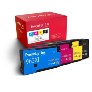 Everyday - Pack de 4 - Alto Rendimento - preto, amarelo, azul cyan, magenta - compatível - remanufacturado - tinteiro (opção para: HP 963XL)