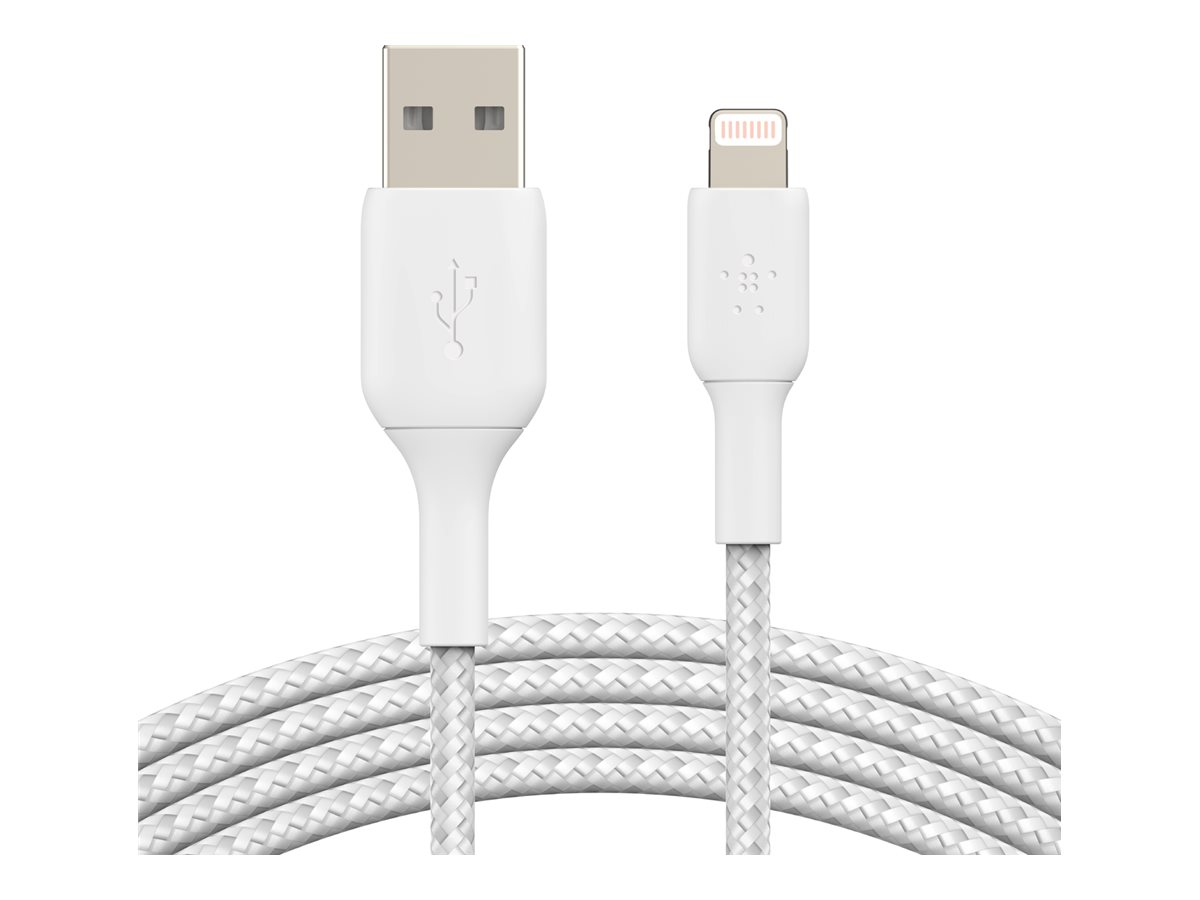 Belkin BoostCharge - Cabo Lightning - Lightning macho para USB macho - 3 m - branco - Image 3