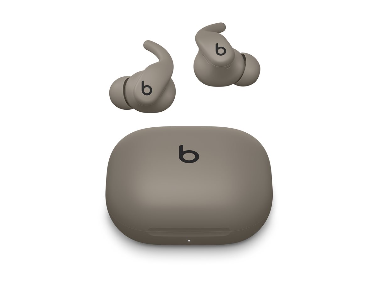 Beats Powerbeats Fit - Auscultadores sem fios com microfonoe - intra-auricular - bluetooth - cancelamento de ruído activo - cinzento gravilha