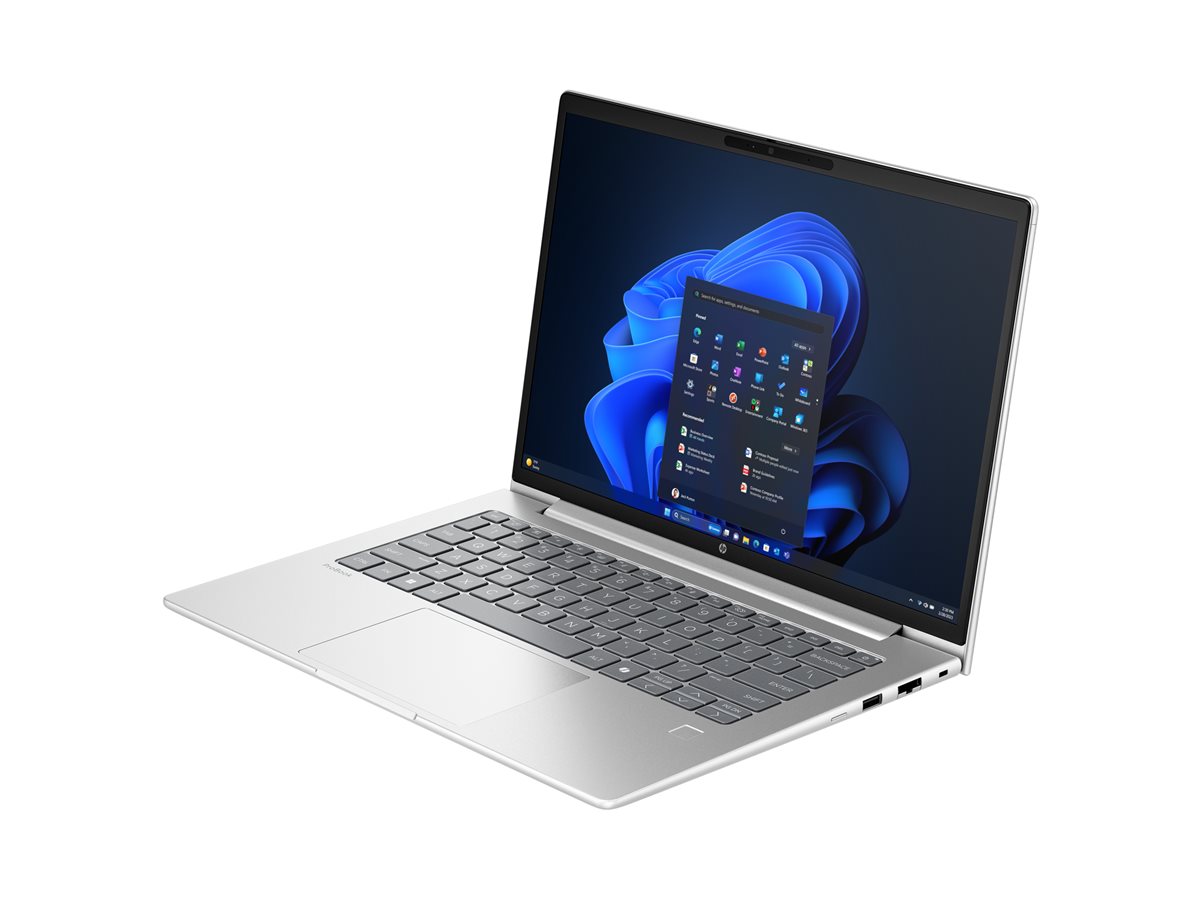 HP ProBook 4 G1i Notebook AI - AI PC - design de dobradiças de 177 graus - Intel Core Ultra 7 - 255U / até 5.2 GHz - Win 11 Pro - Intel Graphics - 16 GB RAM - 512 GB SSD NVMe - 14" IPS 1920 x 1200 - Gigabit Ethernet - Wi-Fi 7, Bluetooth - alumínio pr