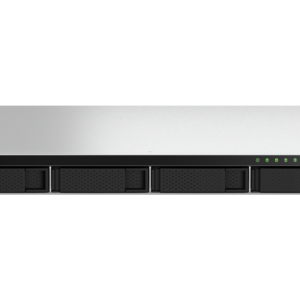 QNAP TS-464U-RP - Servidor NAS - 4 baias - montável em bastidor - SATA 6Gb/s - RAID (expansão de disco rígido) 0, 1, 5, 6, JBOD, 10 - RAM 8 GB - 2.5 Gigabit Ethernet - iSCSI assistência - 1U