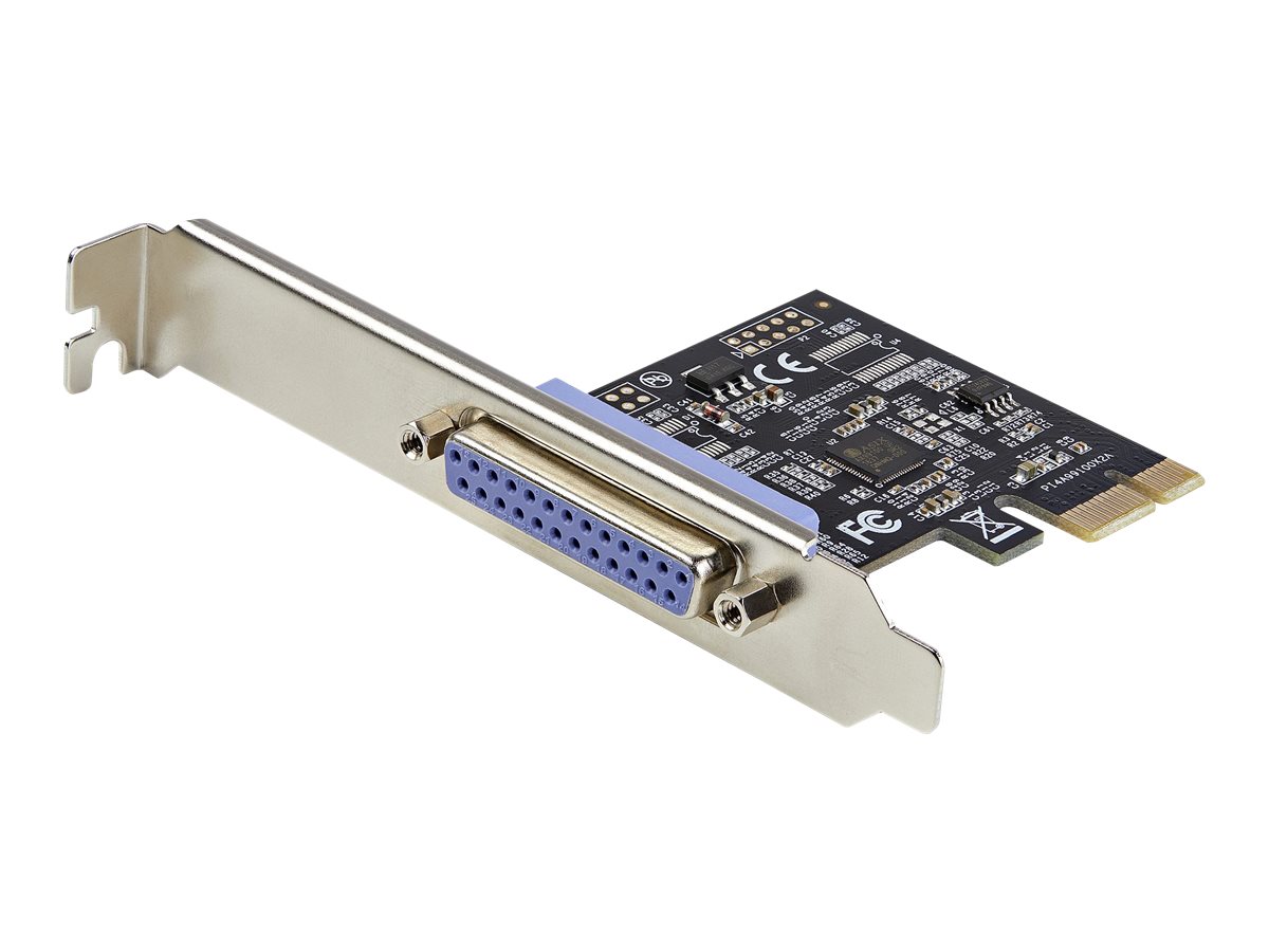 StarTech.com 1-Port Parallel PCIe Card, PCI Express to Parallel DB25 LPT Adapter Card, Desktop Expansion Controller for Printer, SPP/ECP - adaptador paralelo - PCIe - IEEE 1284
