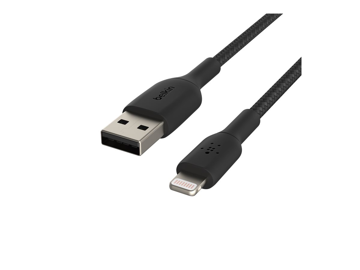 Belkin BoostCharge - Cabo Lightning - Lightning macho para USB macho - 1 m - preto